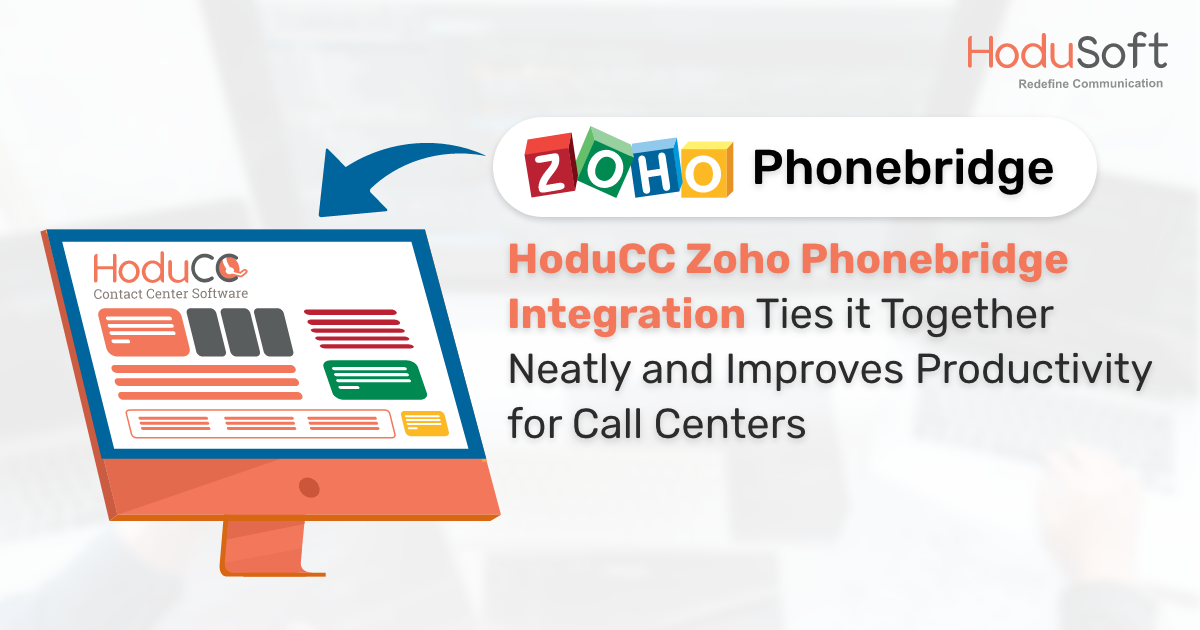 HoduCC Zoho Phonebridge Integration