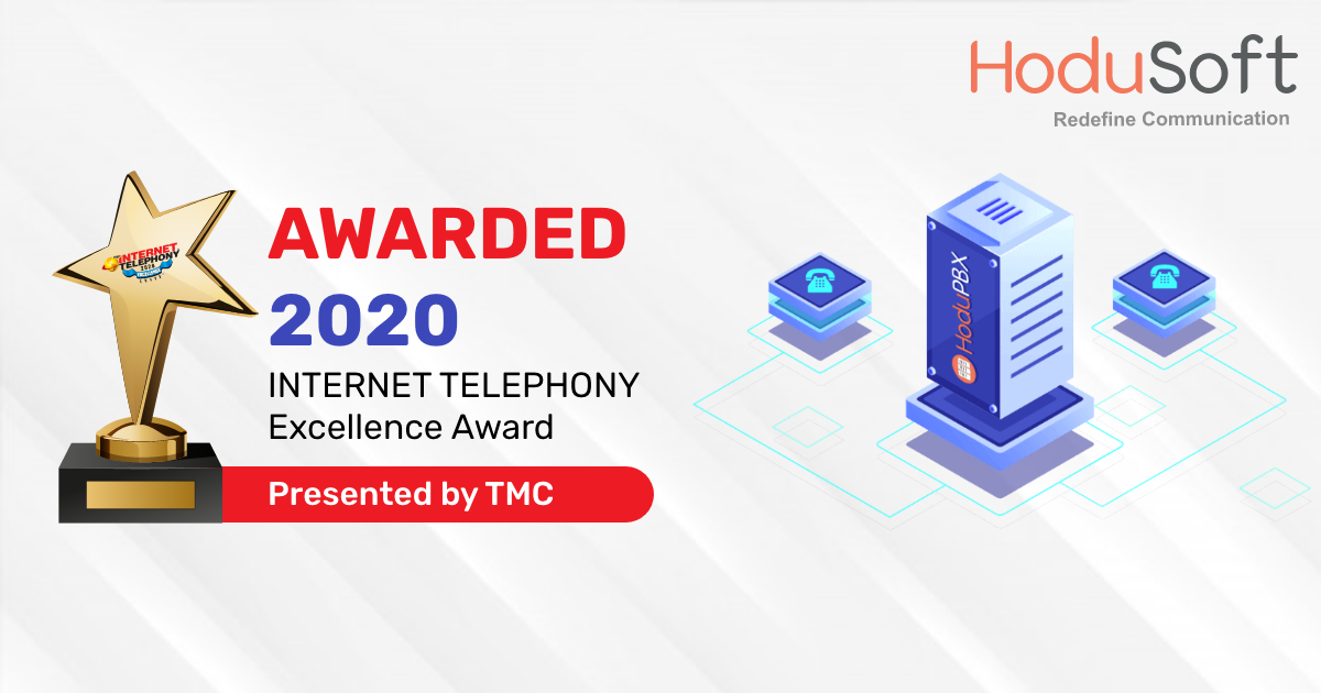 HoduPBX Won Internet Telephony Excellence Award 2020
