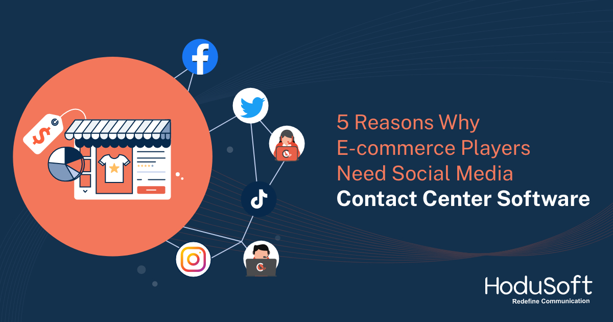Social Media Contact Center Software for Ecommerce