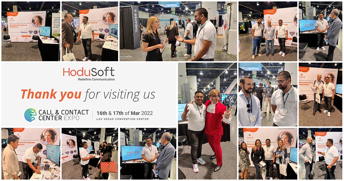 HoduSoft strikes new ties and renews old at Call & Contact Center Expo in Las Vegas