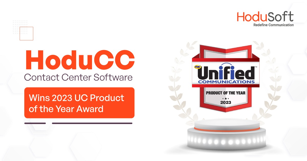 hoducc contact center software wins 2023 uc product of the year award-blog-02-05-2023